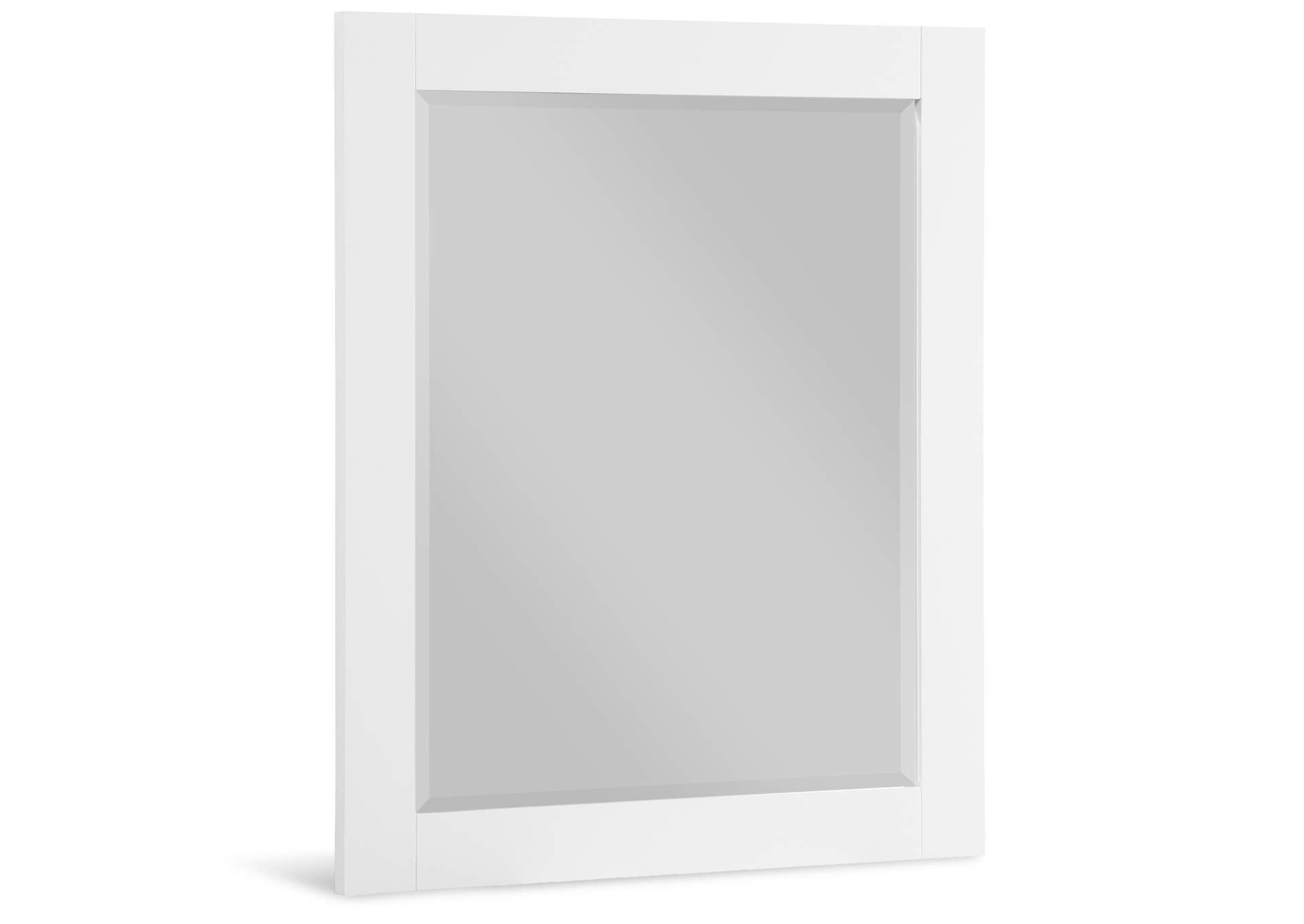 Monad White Mirror,Meridian Furniture