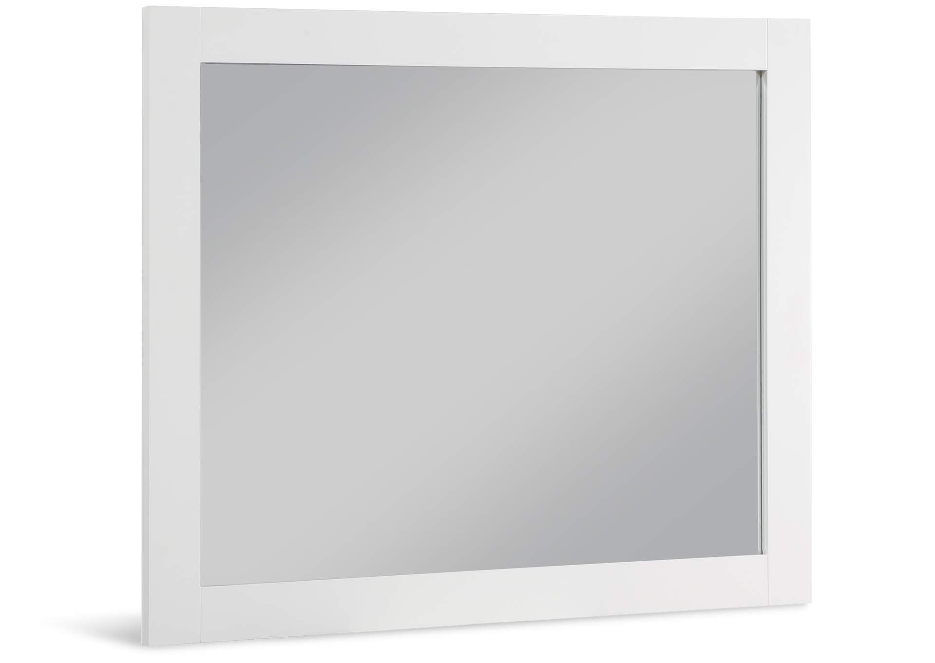 Monad White Mirror,Meridian Furniture