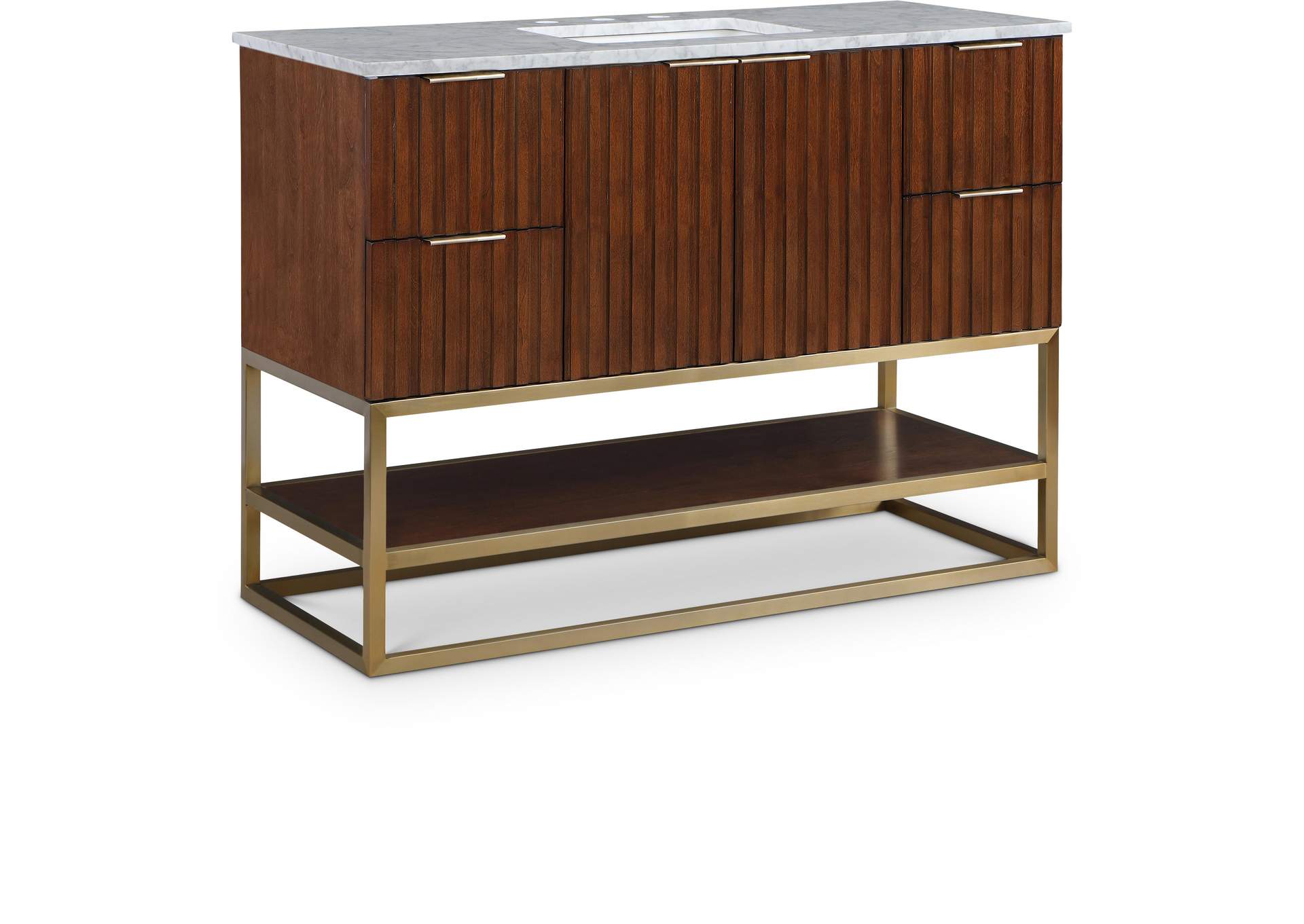 Monad Walnut Bathroom Vanity,Meridian Furniture