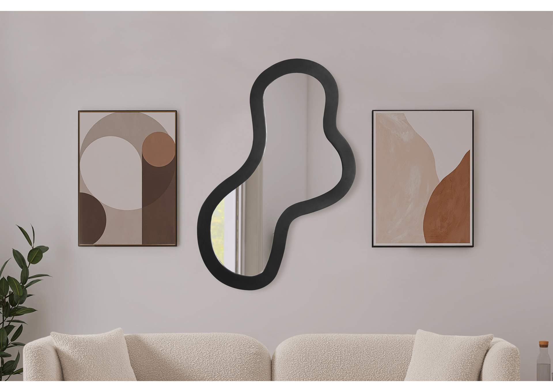 Oblique Mirror,Meridian Furniture