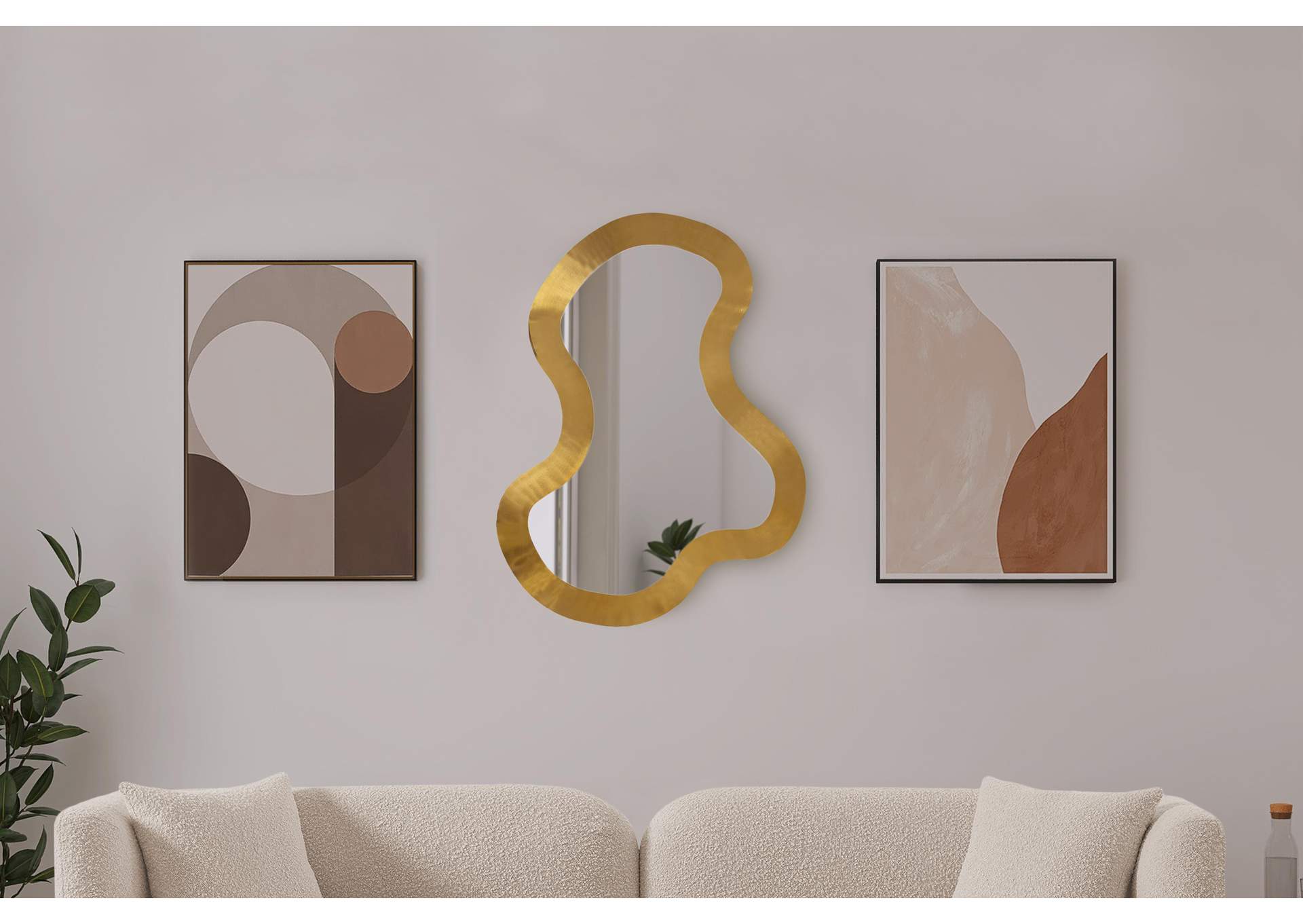 Oblique Mirror,Meridian Furniture