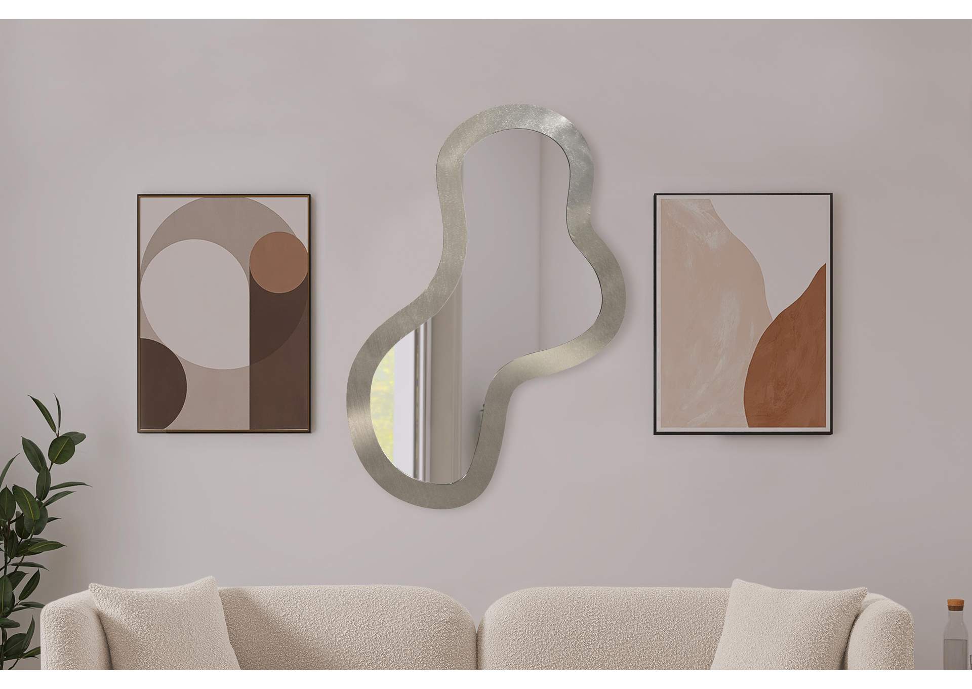 Oblique Mirror,Meridian Furniture