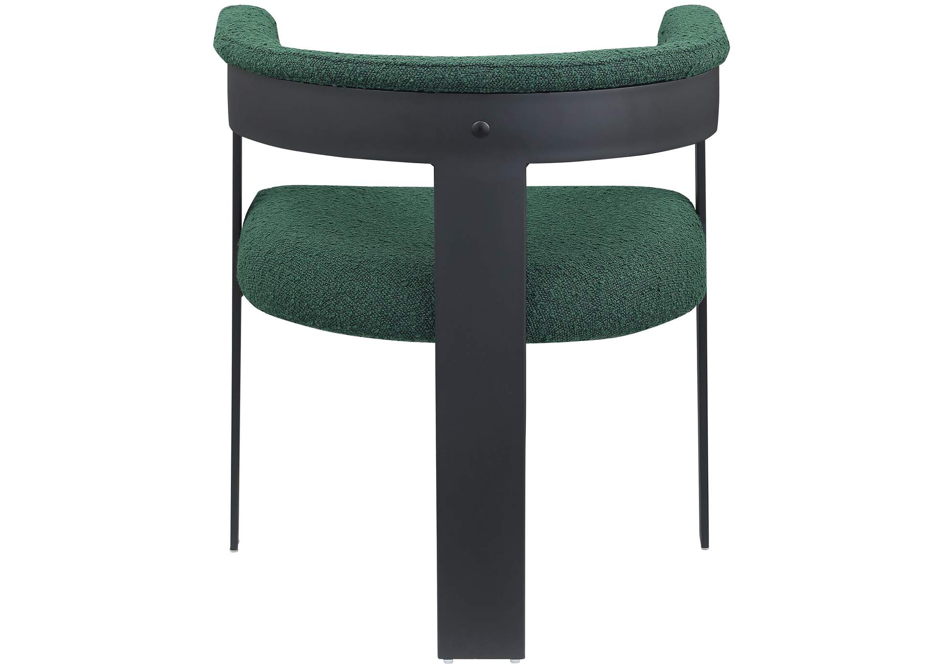 Romeo Green Boucle Fabric Dining Chair Set of 2,Meridian Furniture