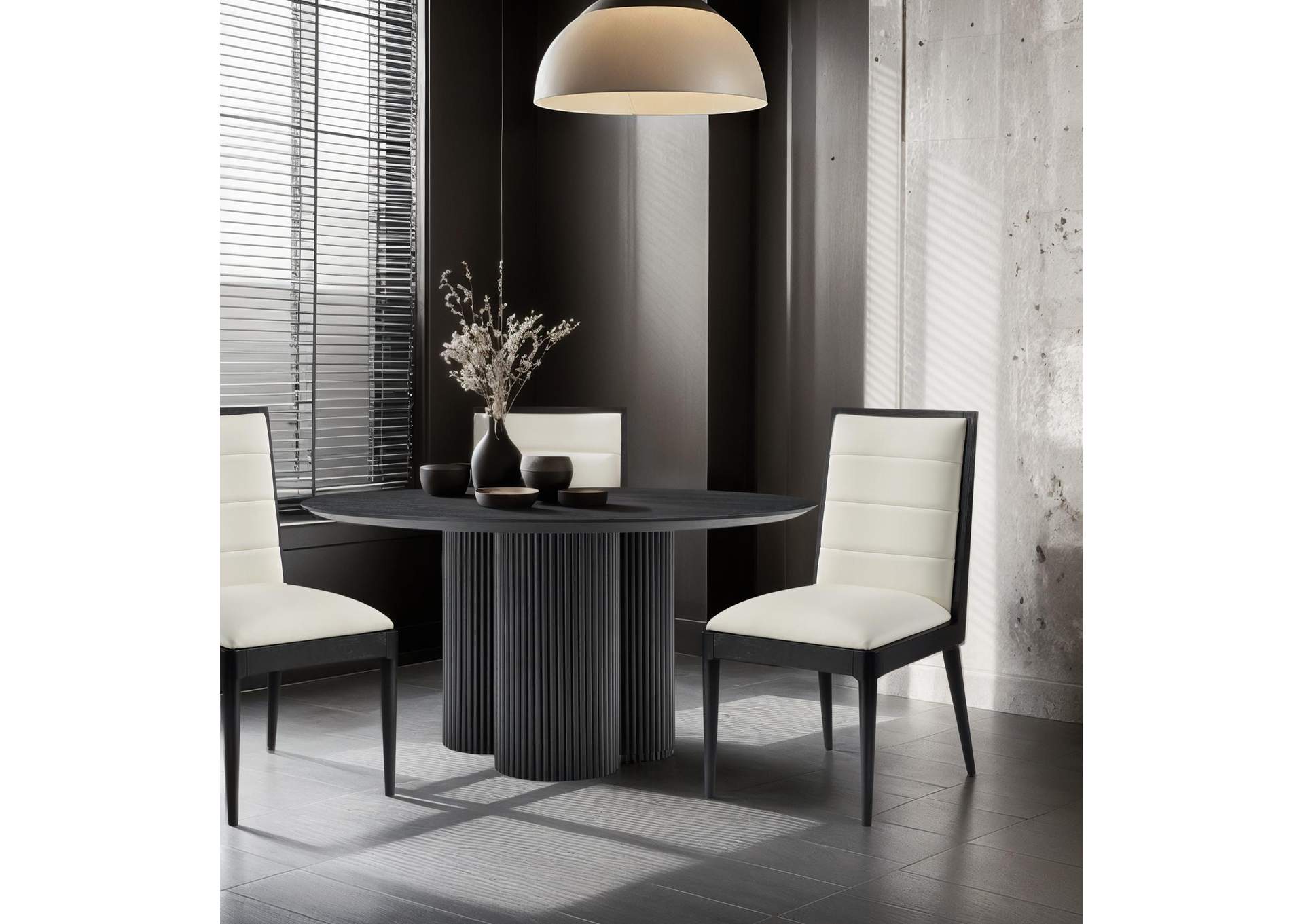 Simba Black Dining Table,Meridian Furniture