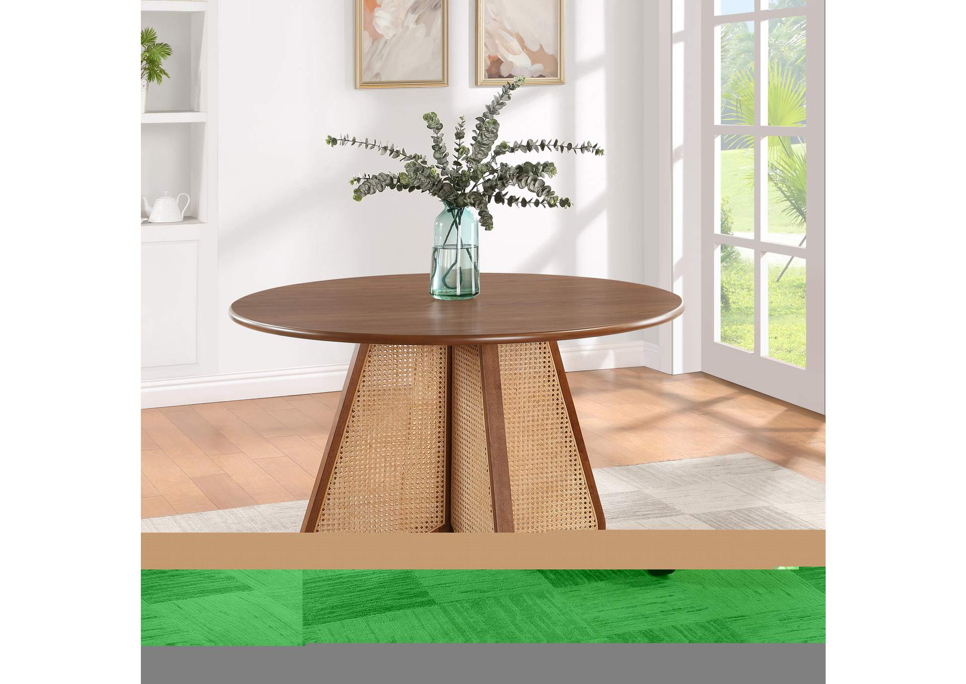 Butterfly Brown Dining Table,Meridian Furniture