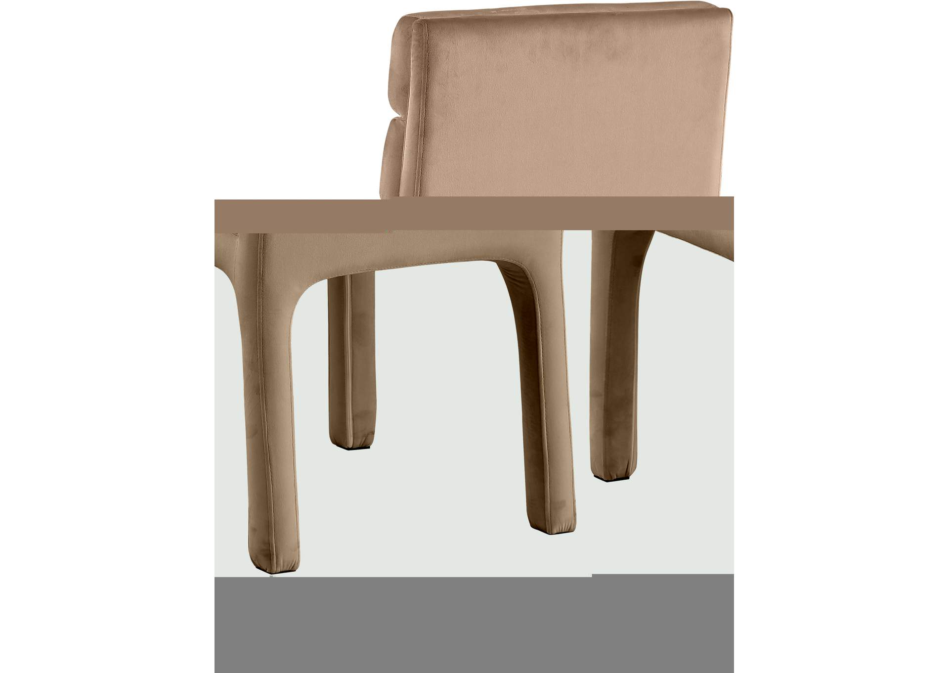 Kai Beige Velvet Dining Chair Set of 2,Meridian Furniture