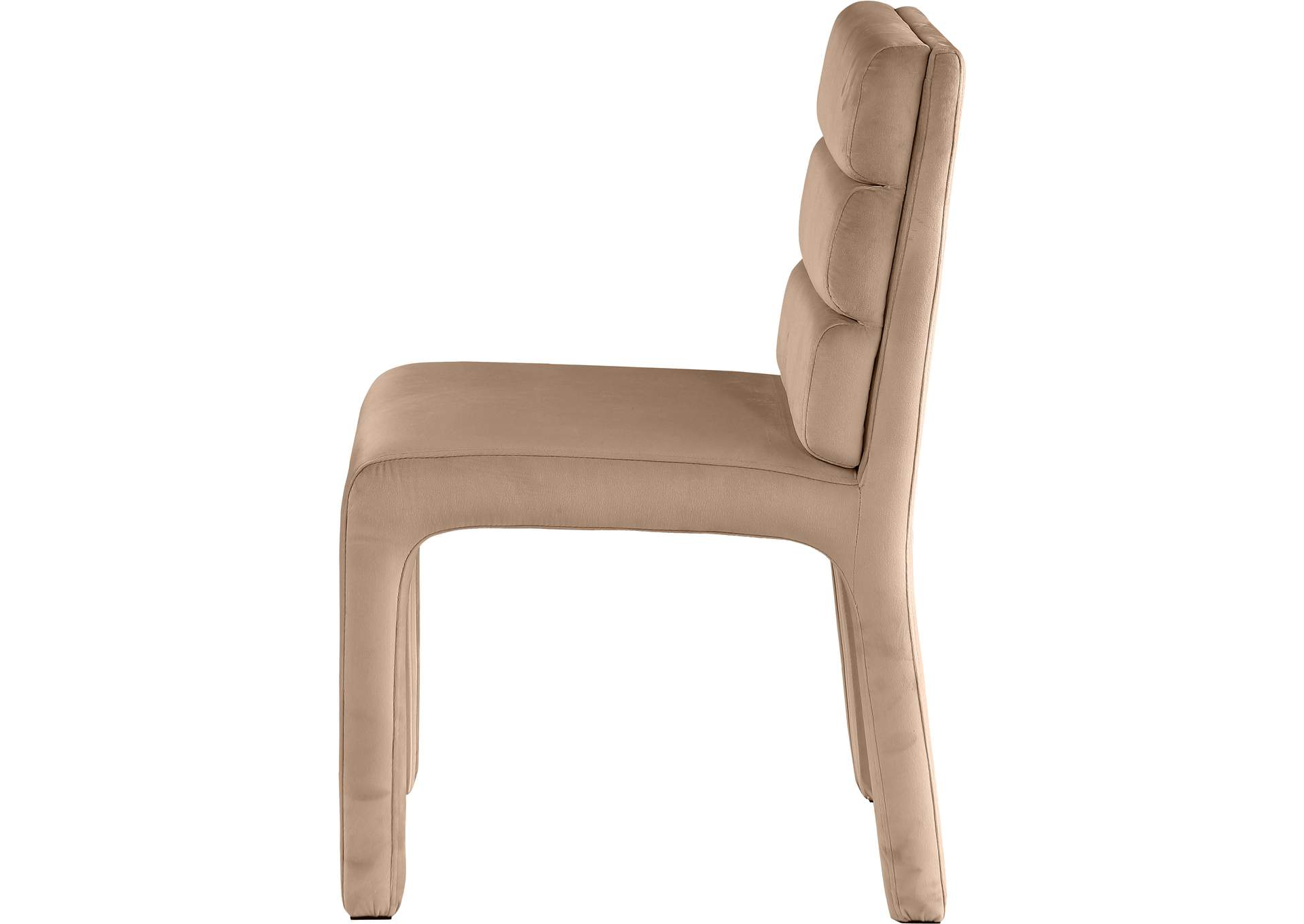 Kai Beige Velvet Dining Chair Set of 2,Meridian Furniture