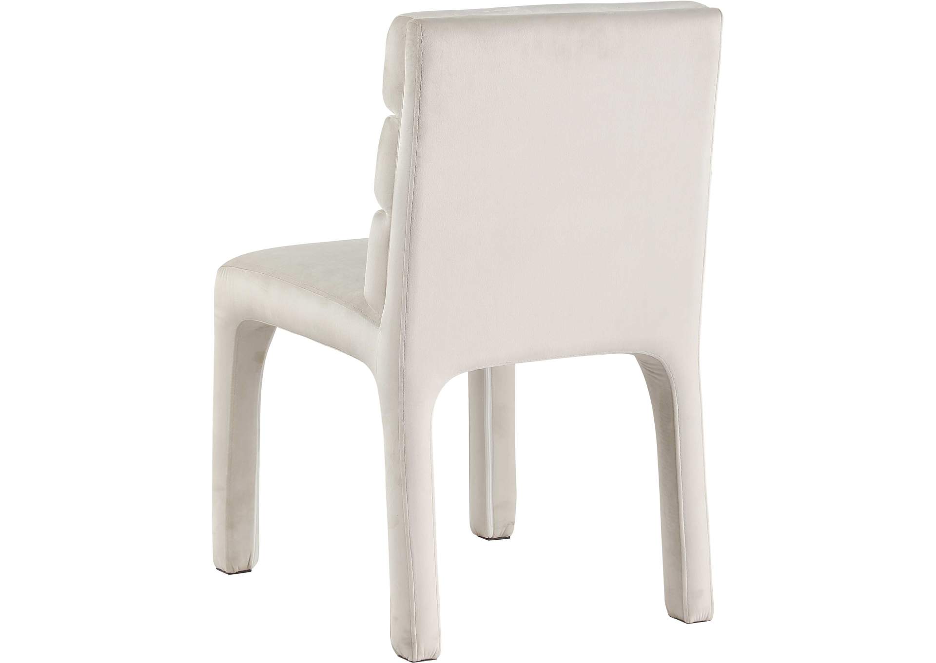 Kai Cream Velvet Dining Chair Set of 2,Meridian Furniture