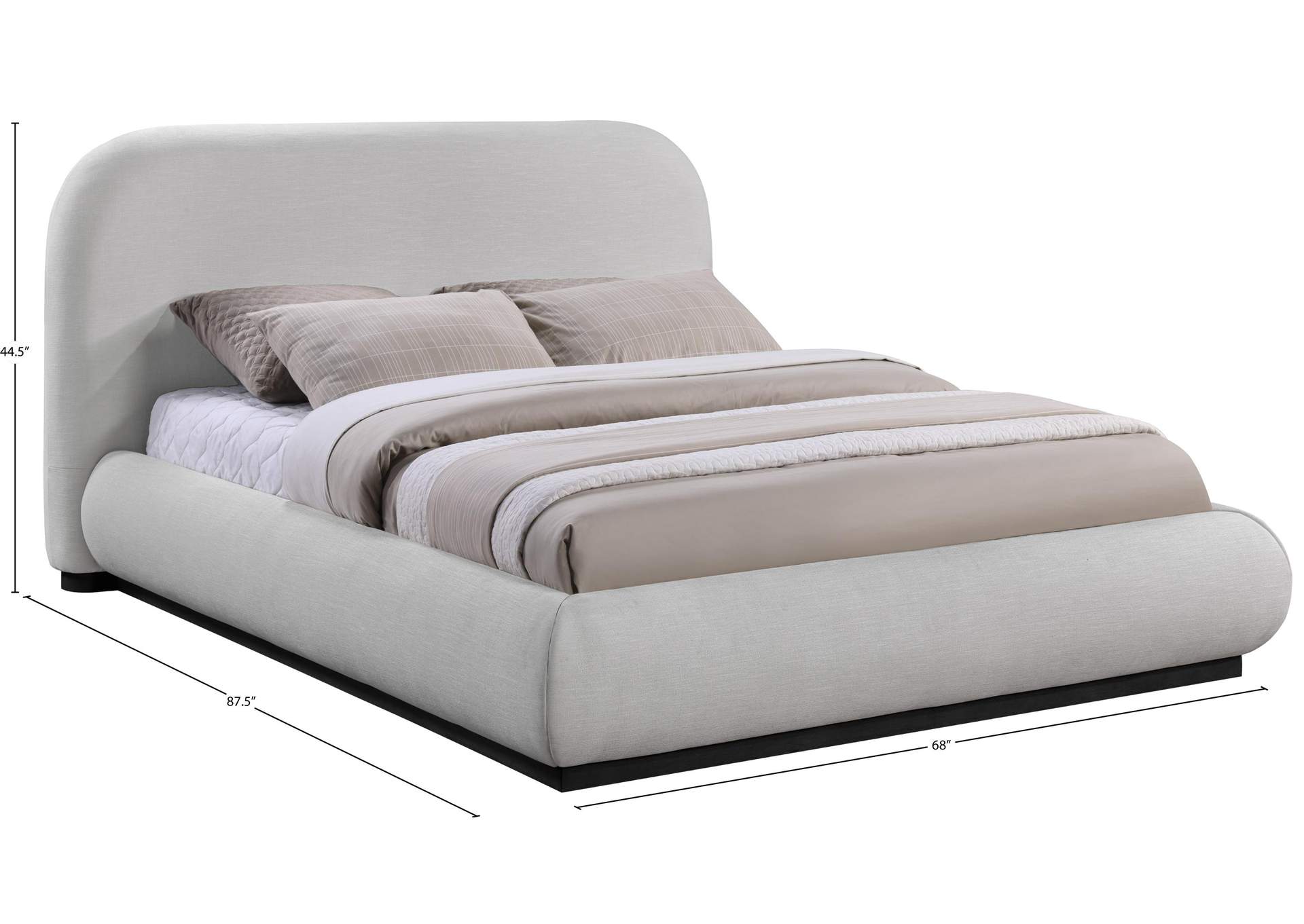 Vaughn Grey Full Bed,Meridian Furniture