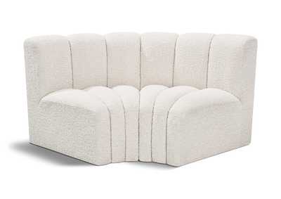 Image for Arc Cream Boucle Fabric Modular Sofa