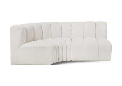 Image for Arc Cream Boucle Fabric Modular Sofa