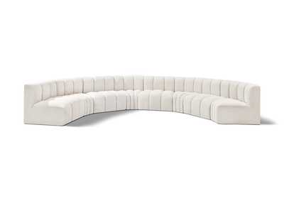 Image for Arc Cream Boucle Fabric Modular Sofa