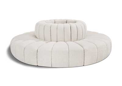 Image for Arc Cream Boucle Fabric Modular Sofa