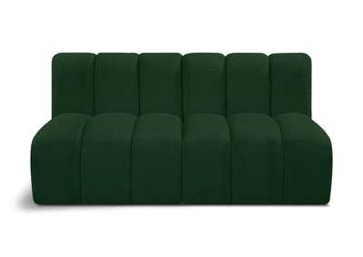 Image for Arc Green Boucle Fabric Modular Sofa