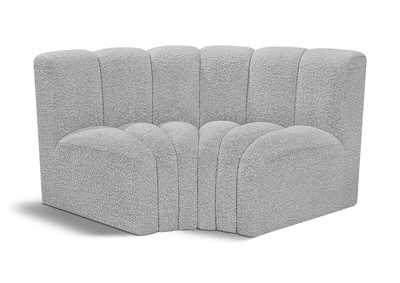 Image for Arc Grey Boucle Fabric Modular Sofa