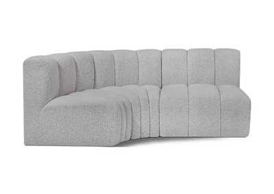 Image for Arc Grey Boucle Fabric Modular Sofa