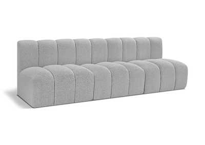 Image for Arc Grey Boucle Fabric Modular Sofa