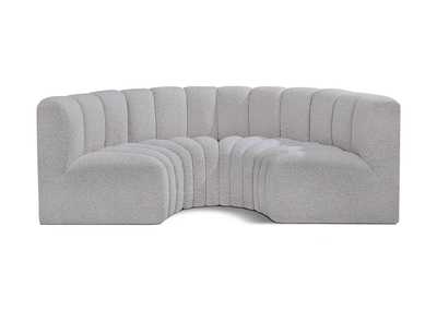 Image for Arc Grey Boucle Fabric Modular Sofa