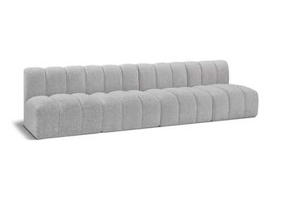 Image for Arc Grey Boucle Fabric Modular Sofa