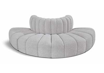 Image for Arc Grey Boucle Fabric Modular Sofa