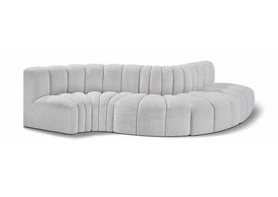 Image for Arc Grey Boucle Fabric Modular Sofa