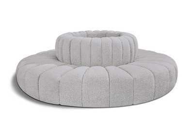 Image for Arc Grey Boucle Fabric Modular Sofa