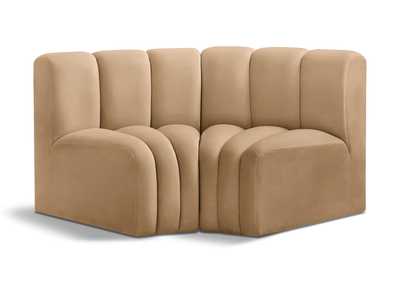 Image for Arc Camel Velvet Modular Sofa