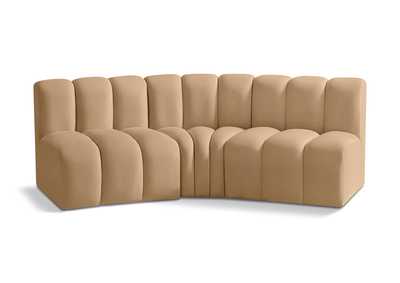 Image for Arc Camel Velvet Modular Sofa