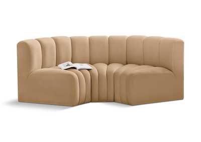 Image for Arc Camel Velvet Modular Sofa