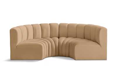 Image for Arc Camel Velvet Modular Sofa