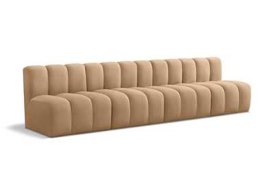 Image for Arc Camel Velvet Modular Sofa