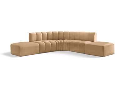 Image for Arc Camel Velvet Modular Sofa