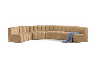 Image for Arc Camel Velvet Modular Sofa