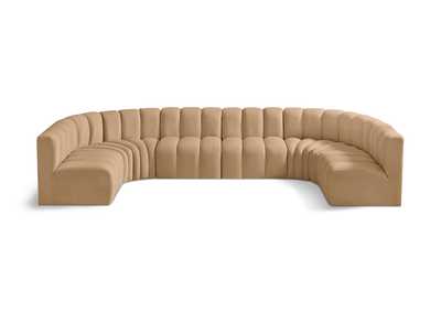 Image for Arc Camel Velvet Modular Sofa