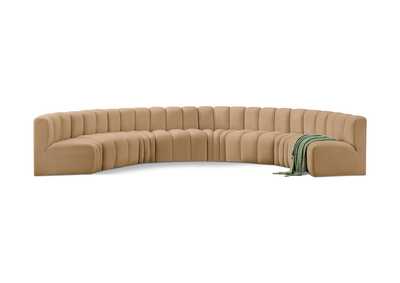 Image for Arc Camel Velvet Modular Sofa