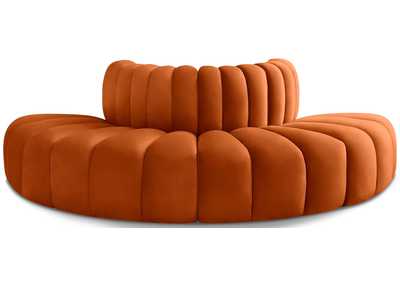 Image for Arc Cognac Velvet Modular Sofa