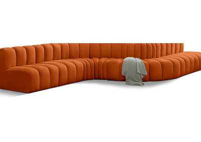 Image for Arc Cognac Velvet Modular Sofa