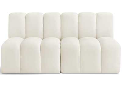 Image for Arc Cream Velvet Modular Sofa