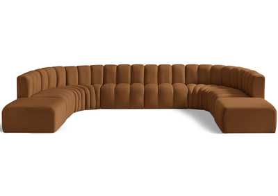 Image for Arc Saddle Velvet Modular Sofa