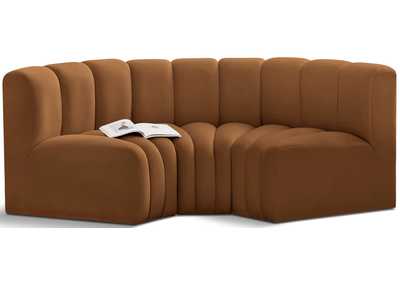 Image for Arc Saddle Velvet Modular Sofa