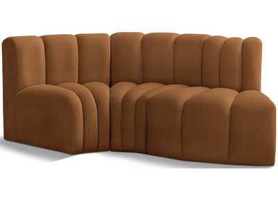 Image for Arc Saddle Velvet Modular Sofa