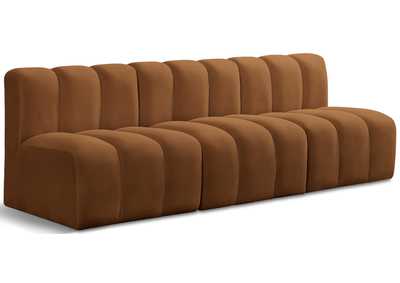 Image for Arc Saddle Velvet Modular Sofa