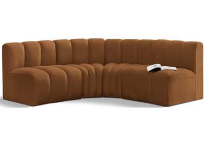 Image for Arc Saddle Velvet Modular Sofa