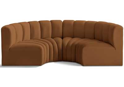 Image for Arc Saddle Velvet Modular Sofa