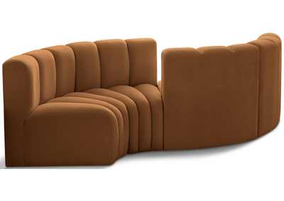 Image for Arc Saddle Velvet Modular Sofa