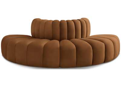 Image for Arc Saddle Velvet Modular Sofa