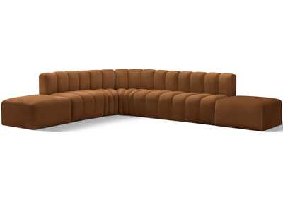 Image for Arc Saddle Velvet Modular Sofa