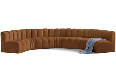 Image for Arc Saddle Velvet Modular Sofa