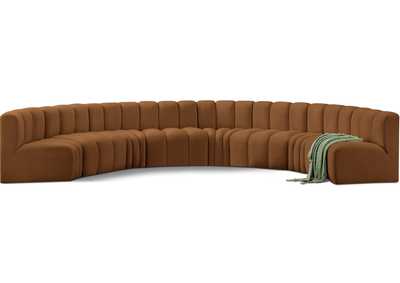 Image for Arc Saddle Velvet Modular Sofa