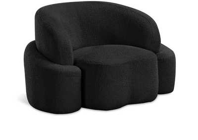 Image for Principessa Black Boucle Fabric Chair